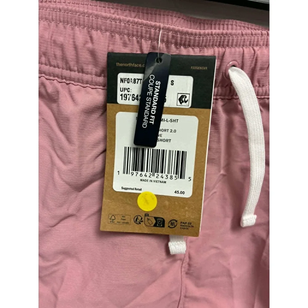 The North‎ Face Mens Class V Belted Short 2.0 Rose Dawn Pink NF0A87TJ Large NWT